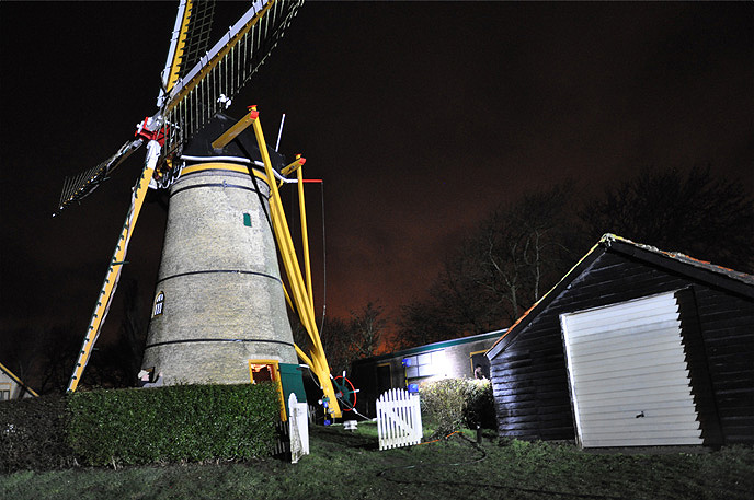 Brandmelding brandweer oefening