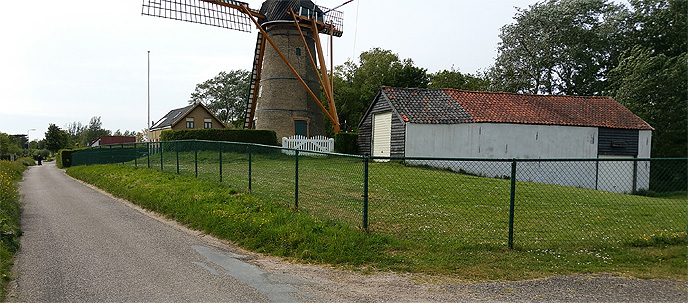 Restauratie molenpad hek verwijderen