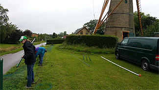 Restauratie molenpad hek verwijderen