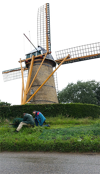 Restauratie molenpad hek verwijderen