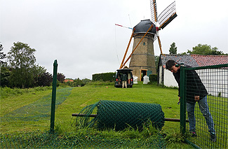 Restauratie molenpad hek verwijderen