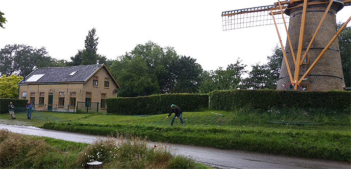 Restauratie molenpad hek verwijderen