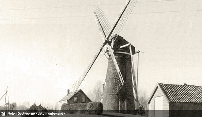 Molen Oostvoorne Molendijk Rijksmonument